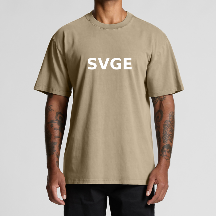 UNISEX SVGE PUMP COVER TEE