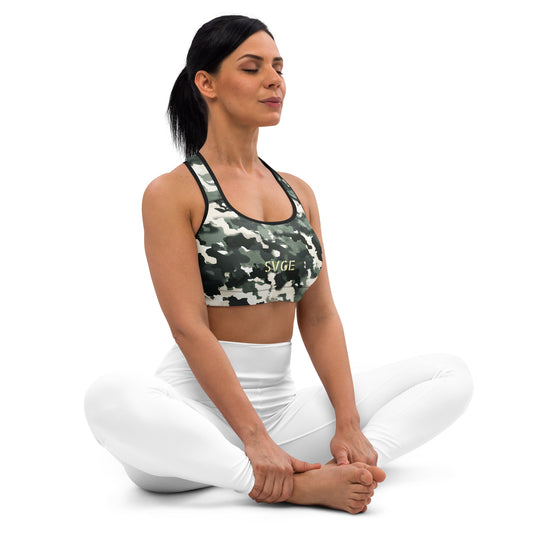 SVGE CAMO SPORTS BRA