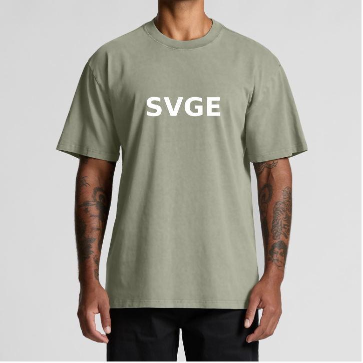 UNISEX SVGE PUMP COVER TEE