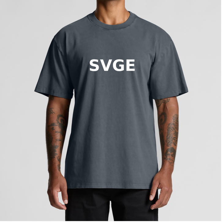 UNISEX SVGE PUMP COVER TEE